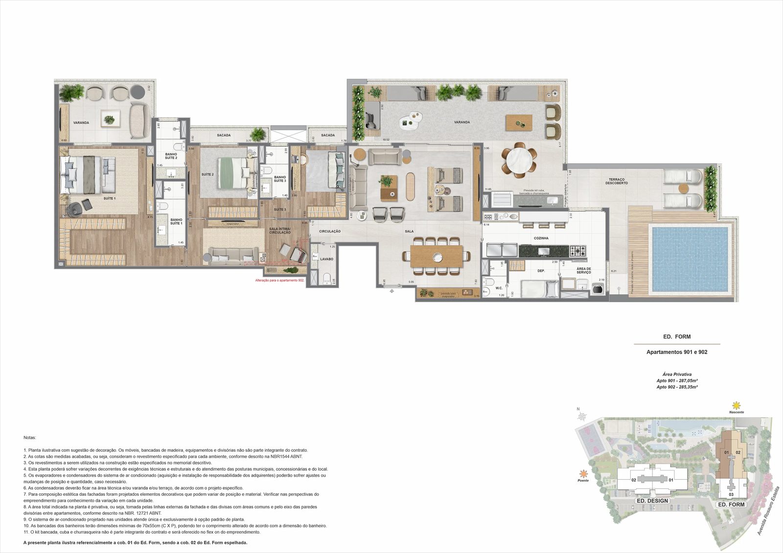 Planta ilustrativa · Cobertura 01