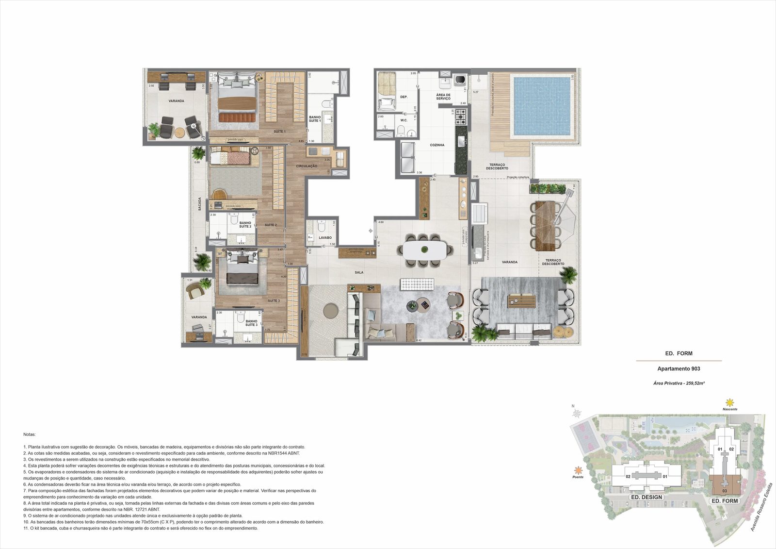 Planta ilustrativa · Cobertura 03