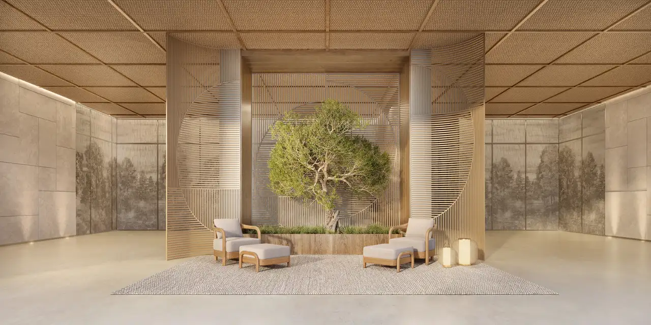Lobby das torres Portofino e Sardegna, Vista Riviera