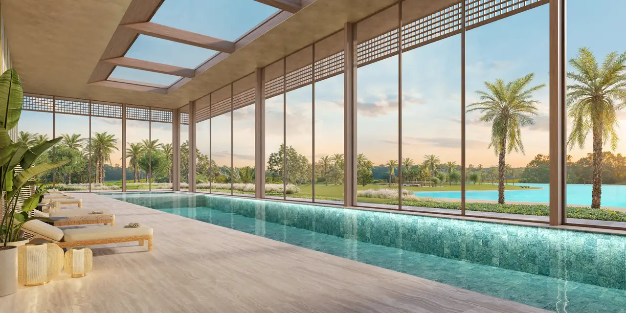 Piscina coberta do Wellness Center