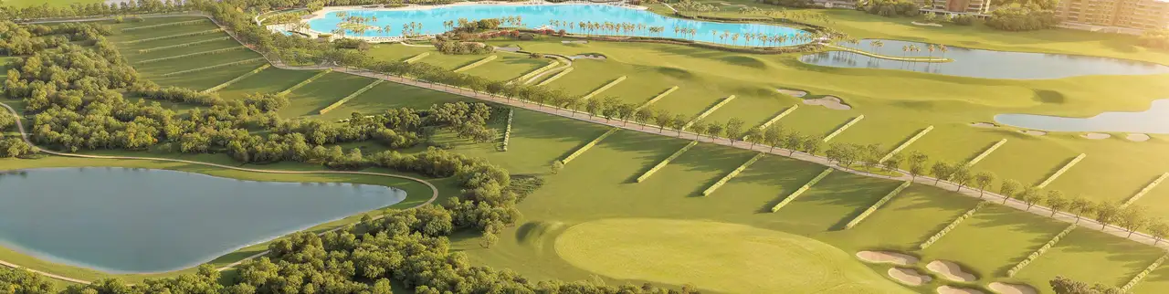 Vista aérea dos lotes Heritage Riviera