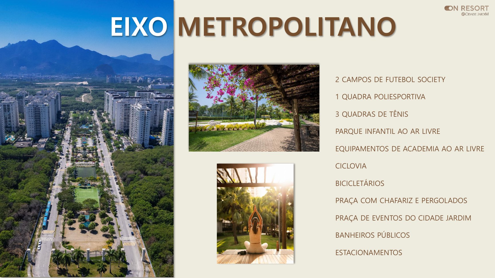 Eixo Metropolitano, área esportiva pública ao lado da Cidade Jardim