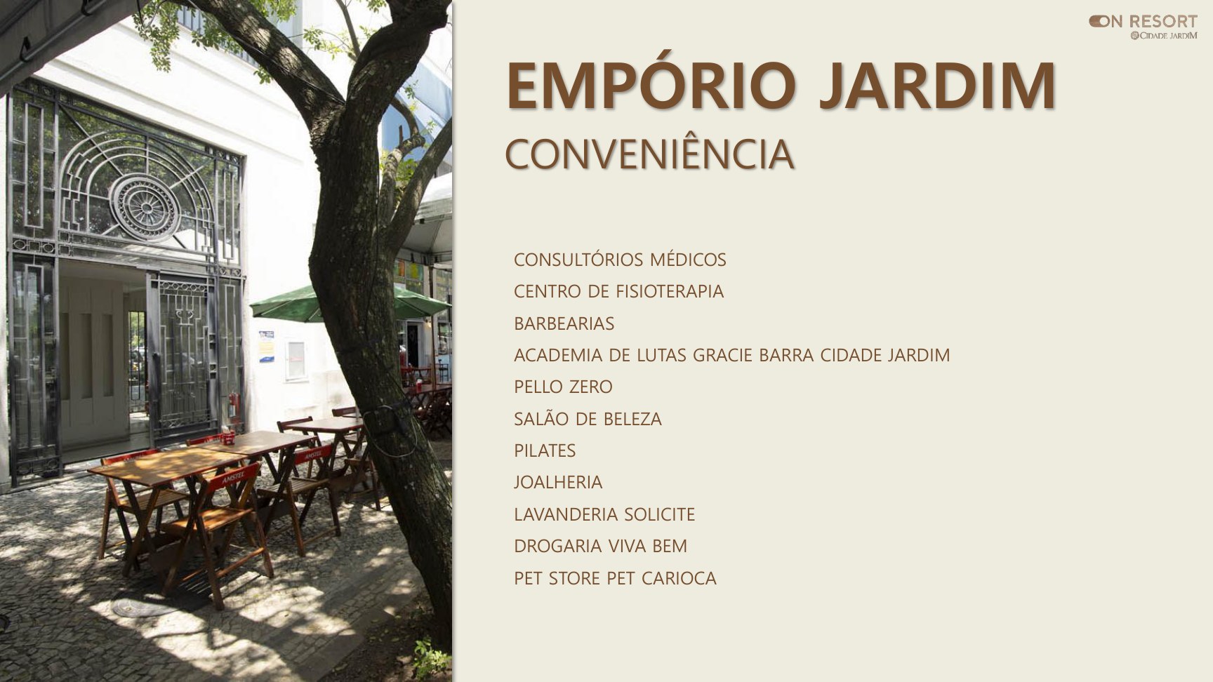 Empório Jardim, conveniência e serviços na Cidade Jardim
