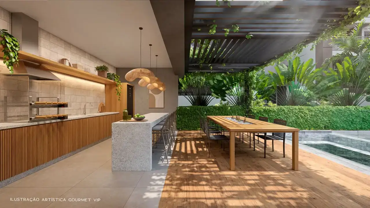 Gourmet VIP com piscina exclusiva