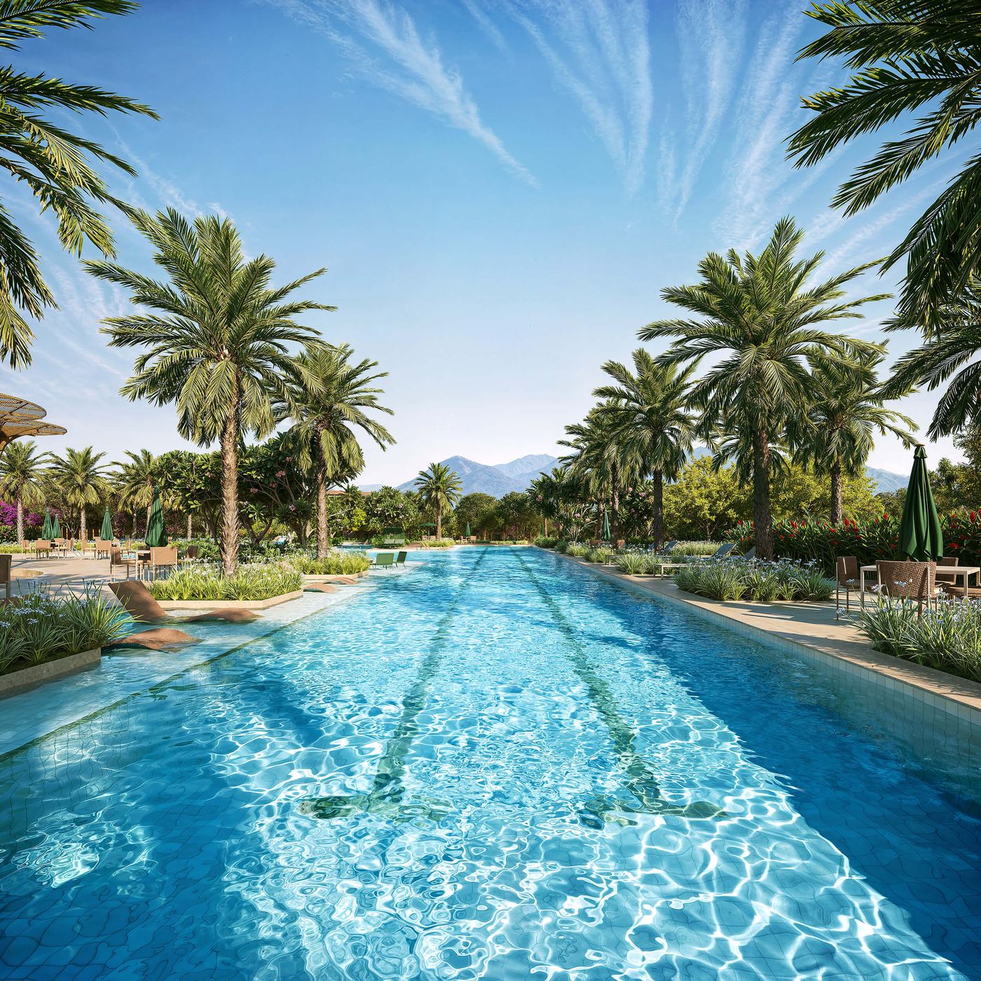 Piscina de raia 50m OX Park Design