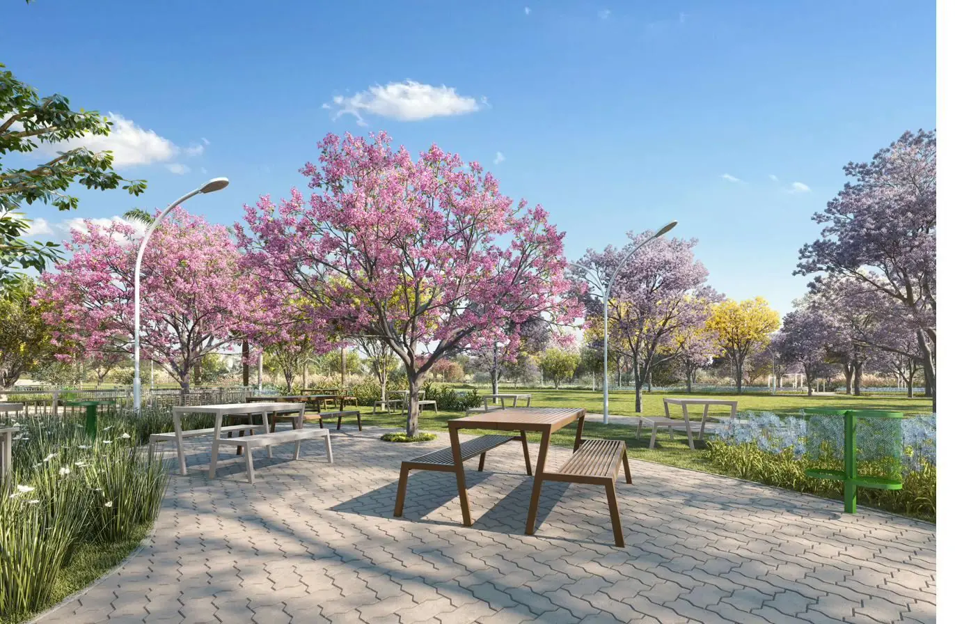 Área de picnic e convivência do Park Avenue