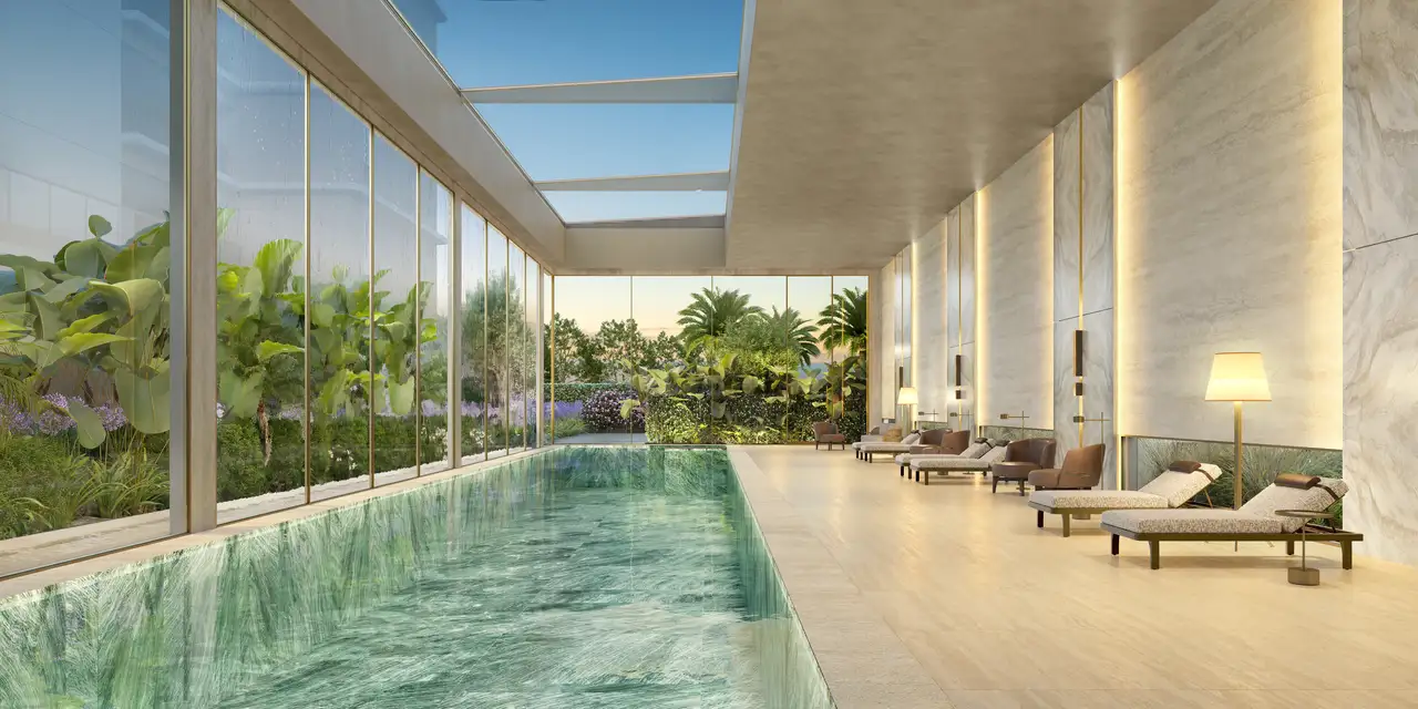Piscina coberta · raia de 25 m no The One Oscar Freire