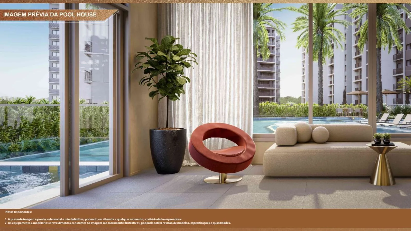 Imagem prévia da Pool House do WE BARRA by Living