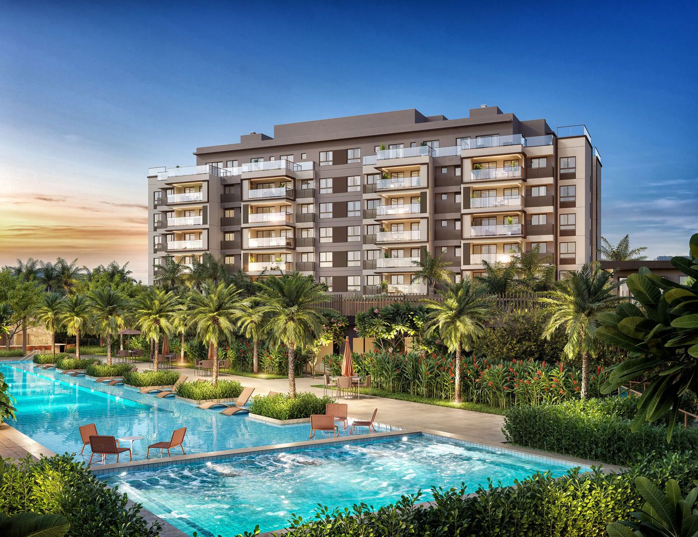 Fachada Woods Park Design by EDSA